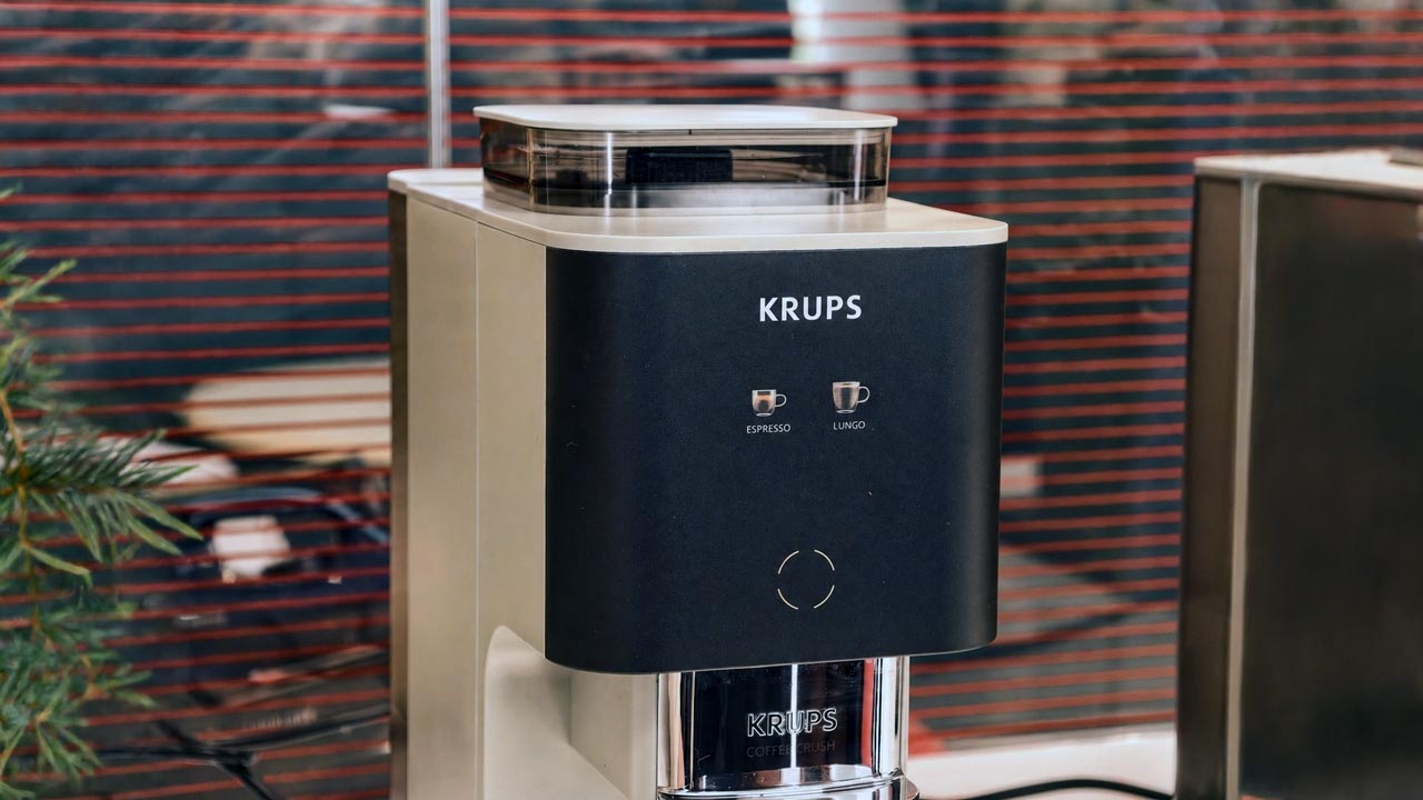 Krups Coffee Crush con chicchi di caffè