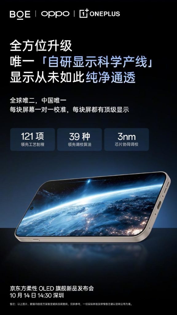 OnePlus 15 Caratteristiche Schermo