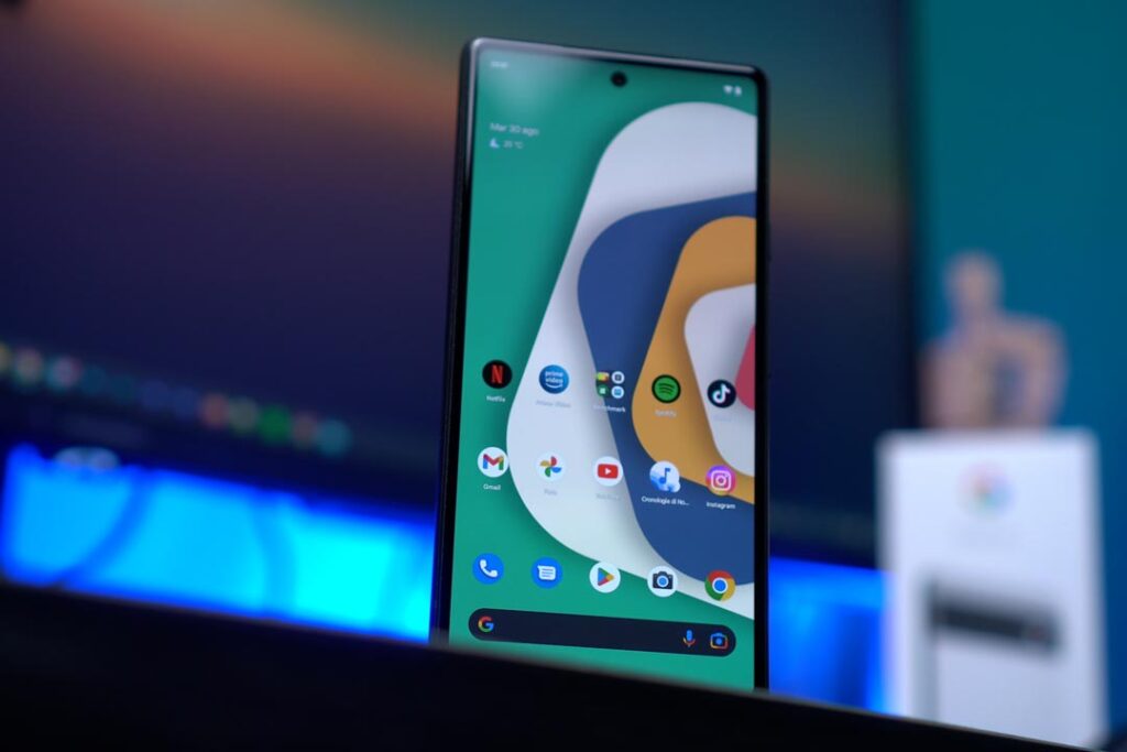 Recensione Google Pixel 6a Schermo