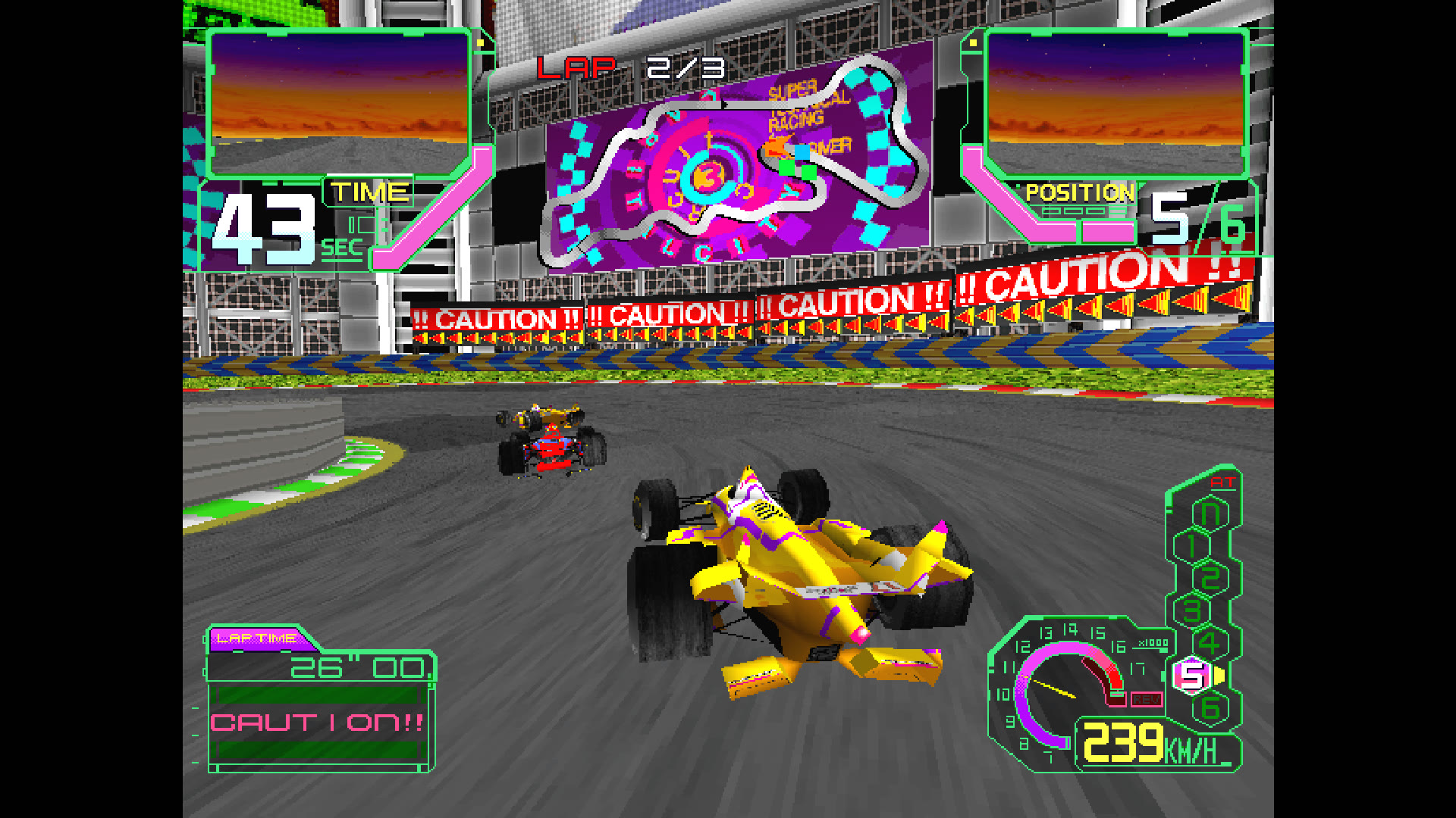 Una monoposto affronta una curva in Ace Driver Victory Lap. Immagine: Bandai Namco Entertainment / HAMSTER.