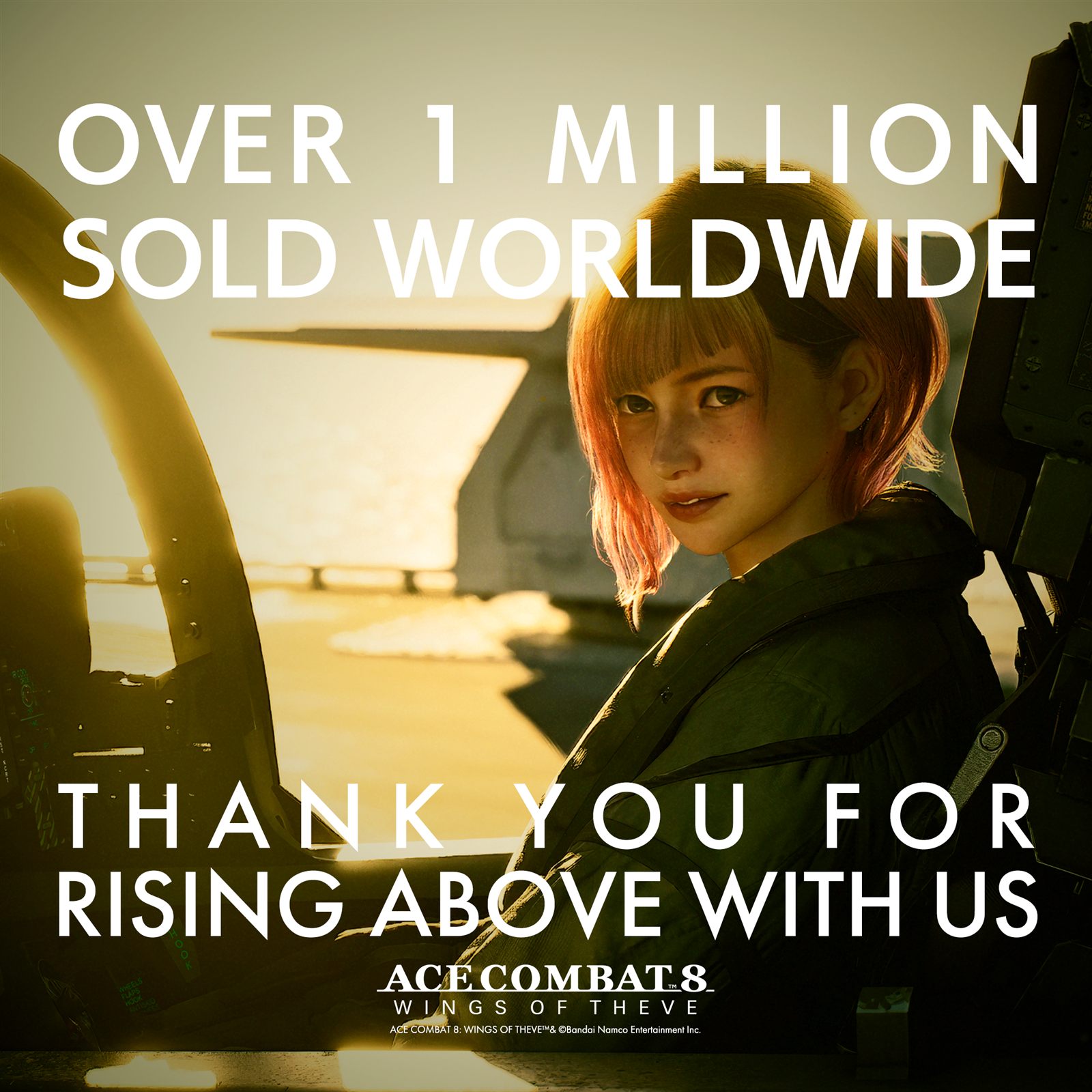 Grafica Bandai Namco: Ace Combat 8 supera un milione di copie