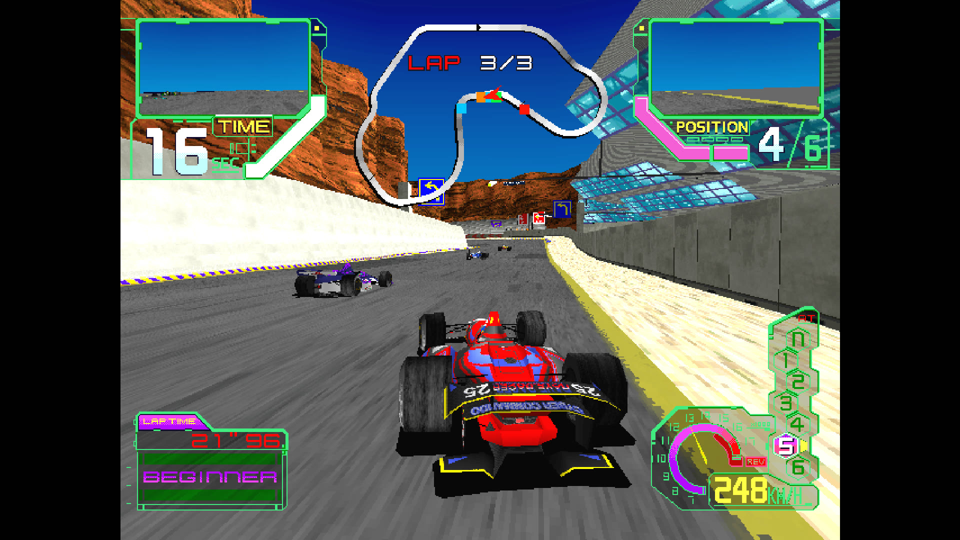Una gara in Ace Driver Victory Lap. Immagine: Bandai Namco Entertainment / HAMSTER.