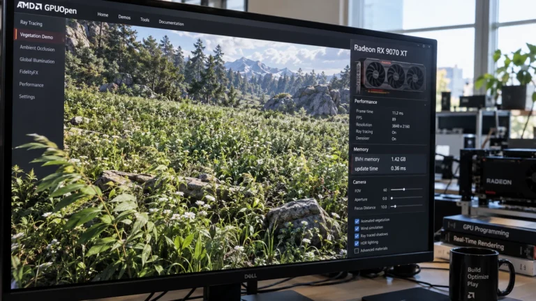 AMD riduce il costo del ray tracing con le gabbie tetraedriche