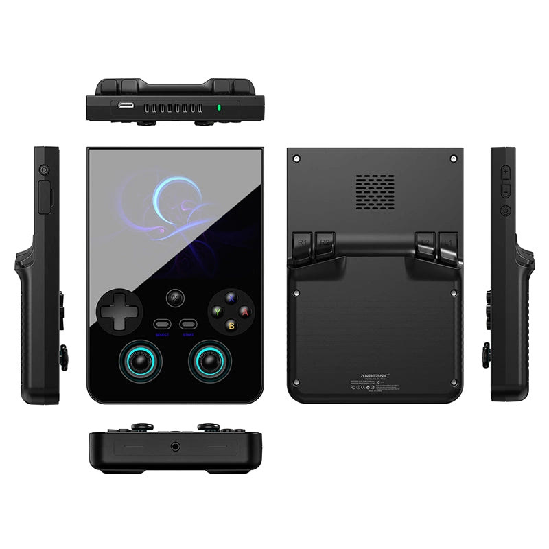 Console Anbernic RG 477V mostrata da piu angolazioni