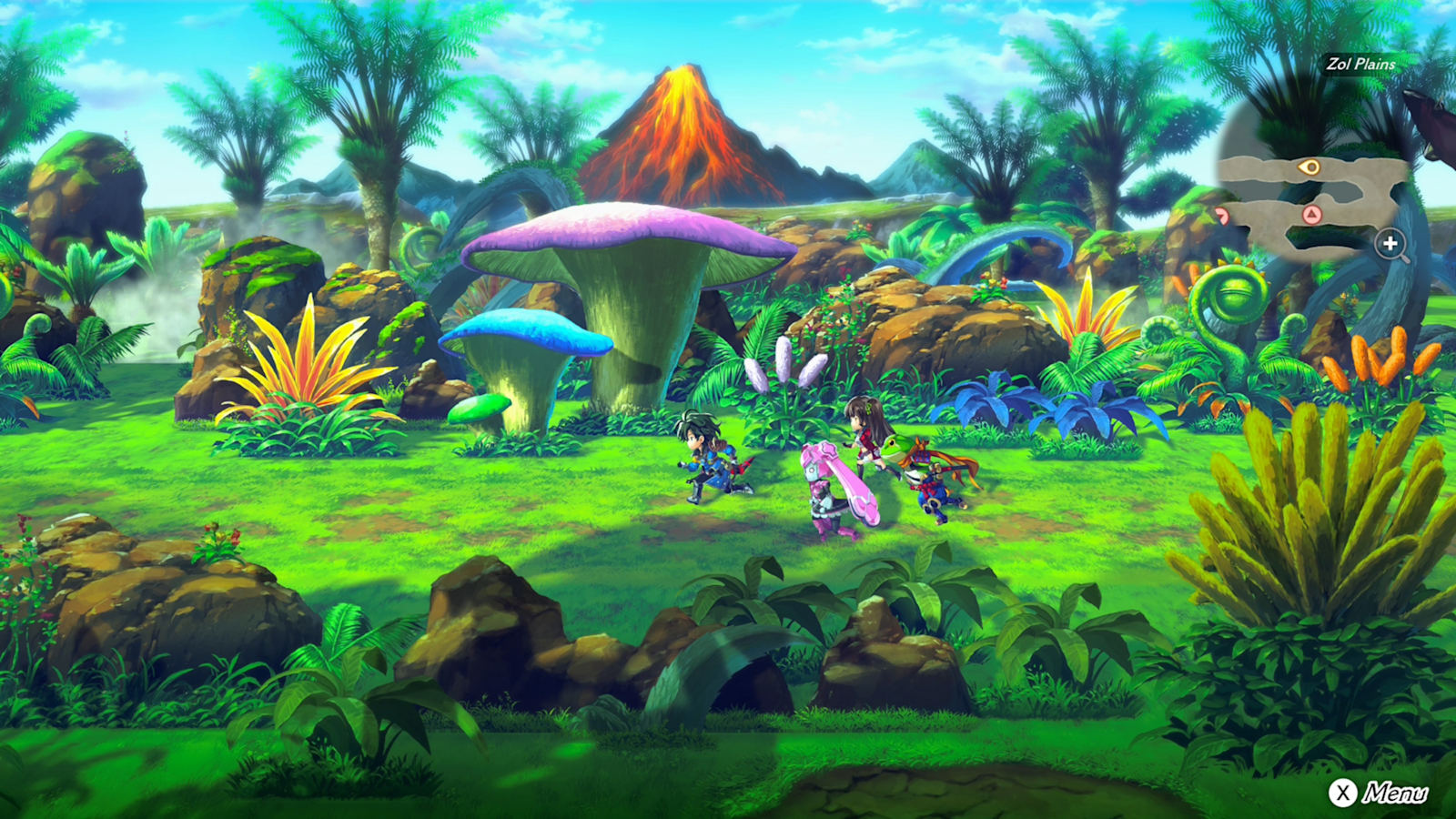 Un combattimento in Another Eden Begins