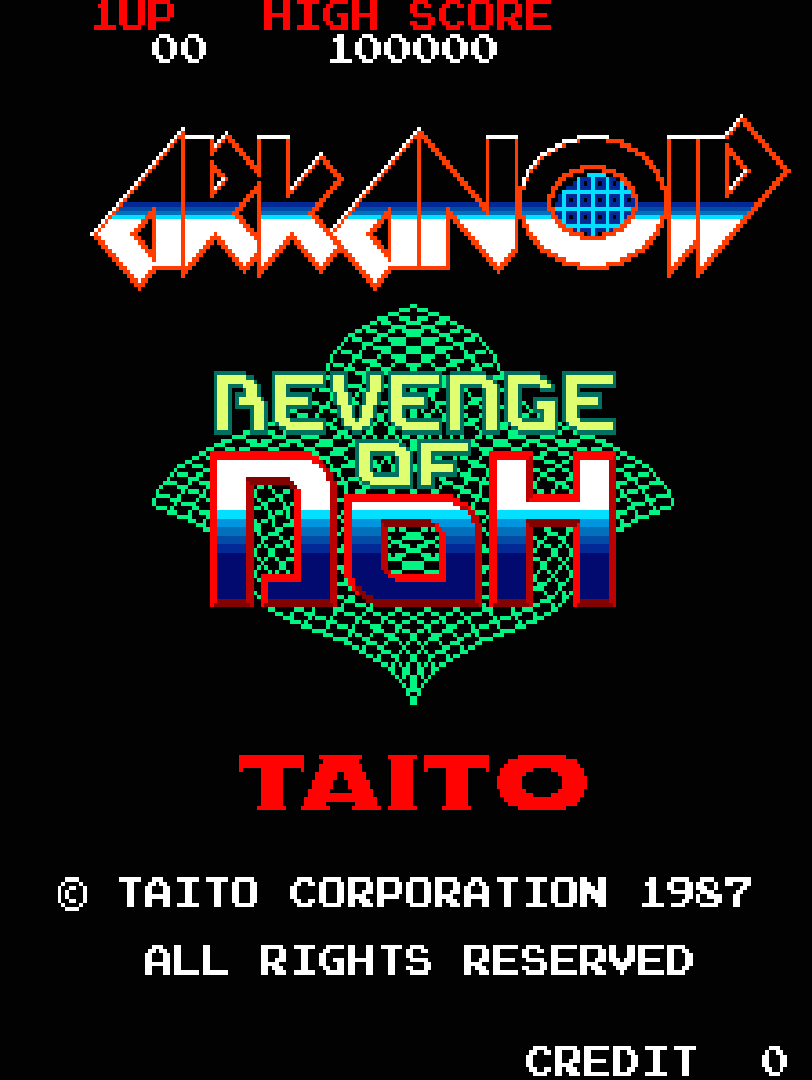 Arkanoid Revenge of Doh in Arcade Archives