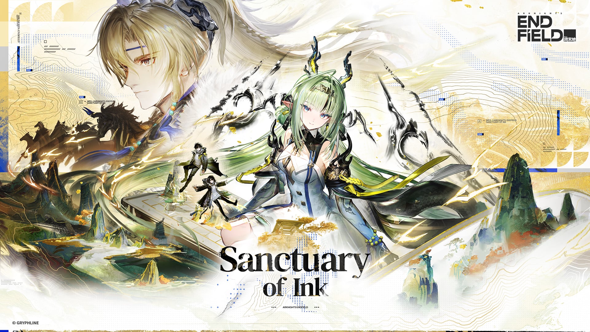Sanctuary of Ink, key art ufficiale di GRYPHLINE