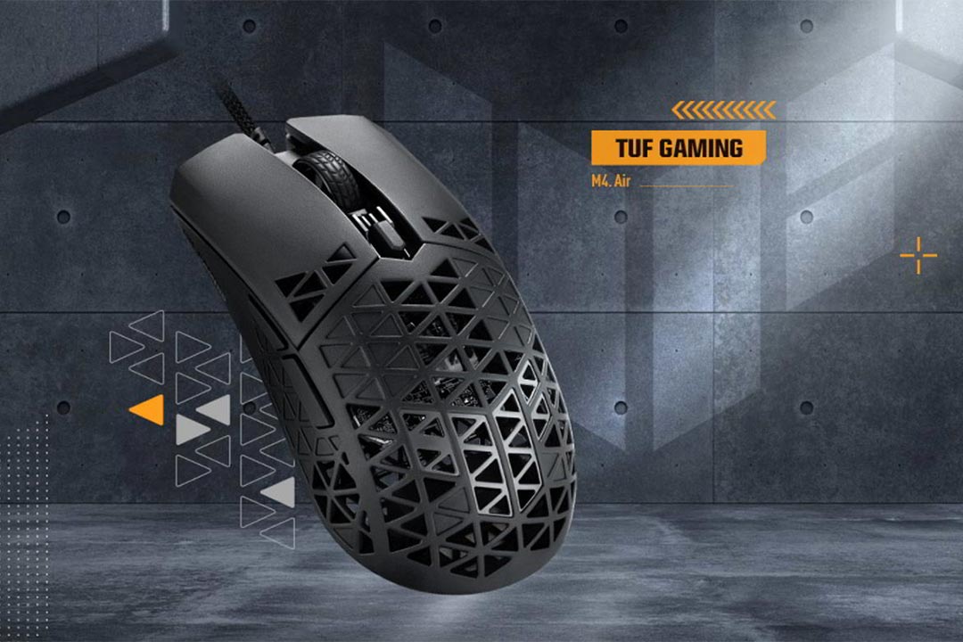 Asus TUF Gaming M4 Air: il nuovo mouse da gaming ultraleggero