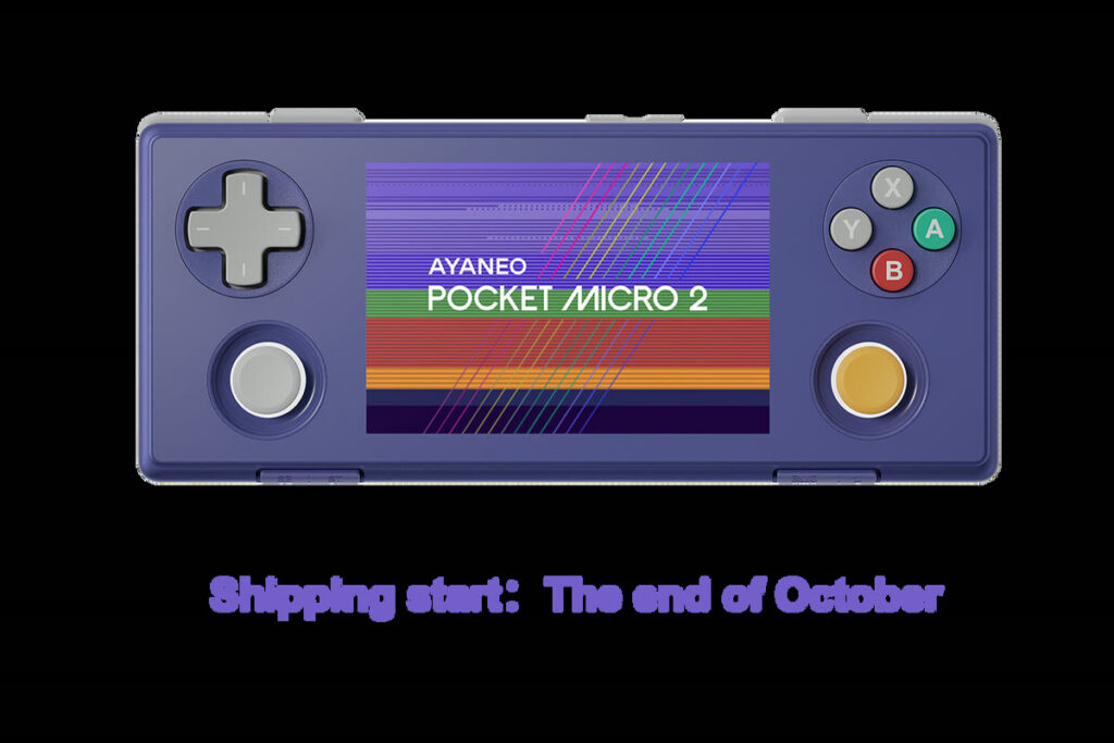AYANEO Pocket MICRO 2 nelle colorazioni disponibili