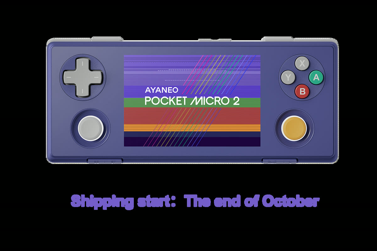 AYANEO Pocket MICRO 2 nelle colorazioni disponibili