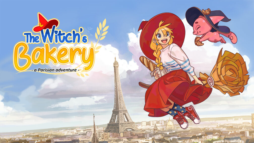 The Witch’s Bakery: illustrazione promozionale ufficiale di Sunny Lab dal press kit.