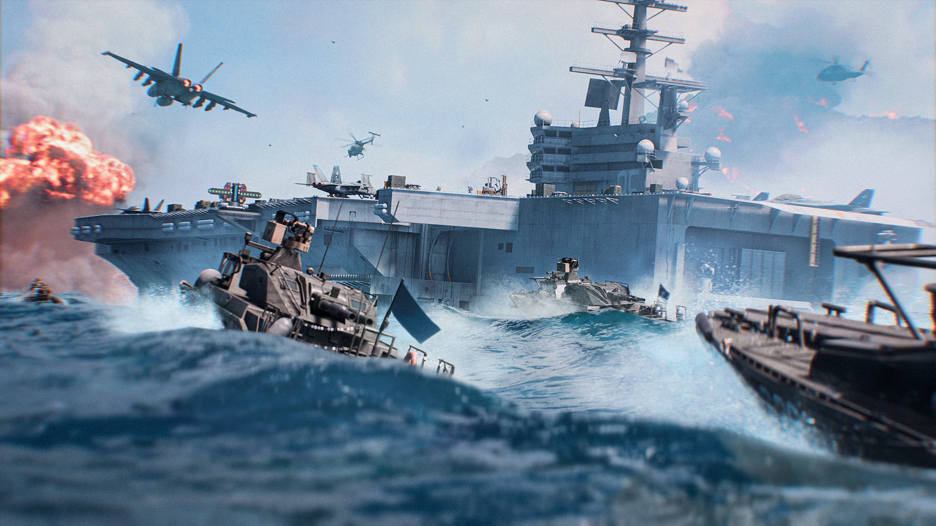 Guerra navale nel sistema di onde dinamiche — Battlefield 6.