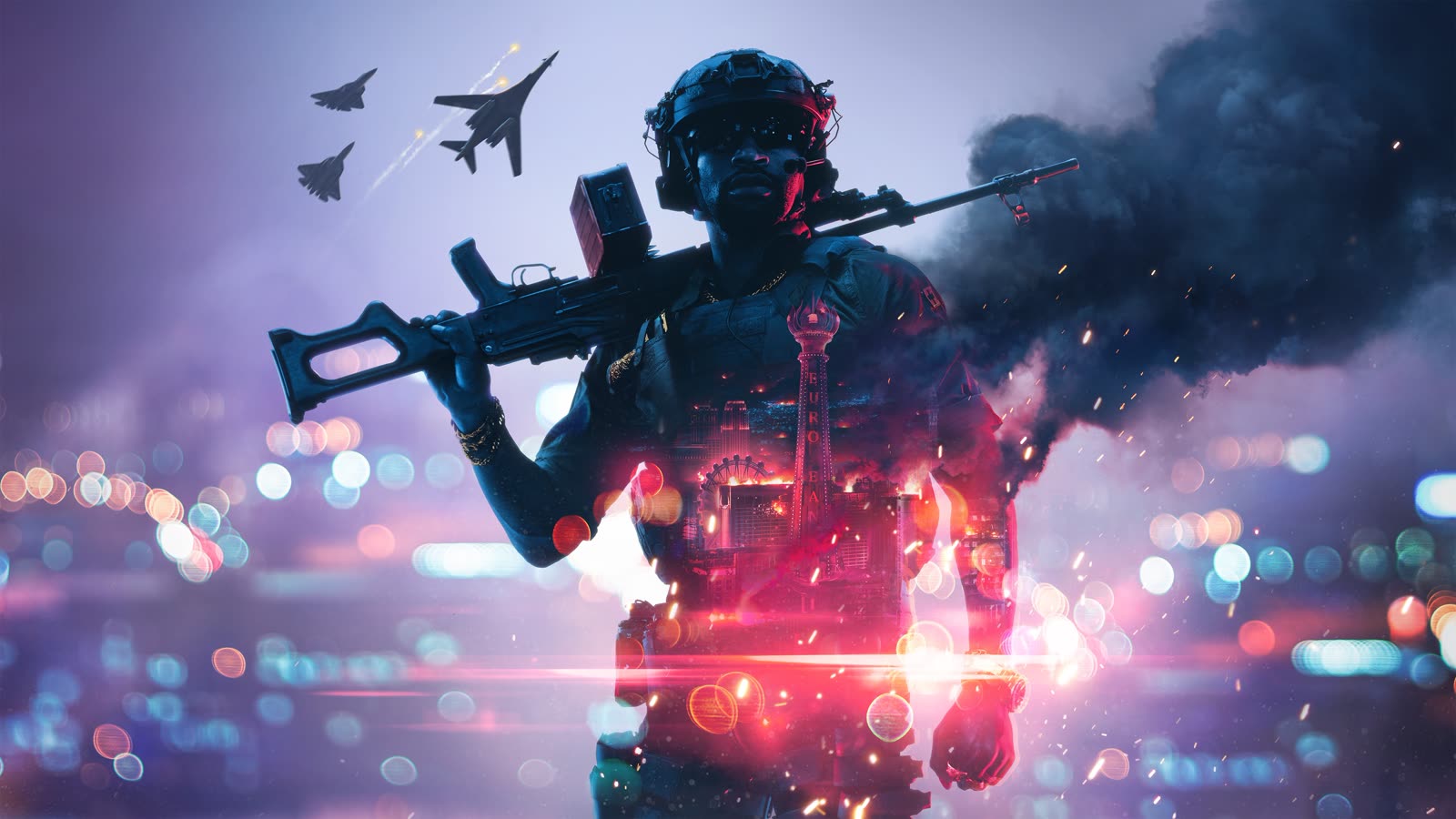 Battlefield 6, artwork ufficiale della prova gratuita di ottobre 2026