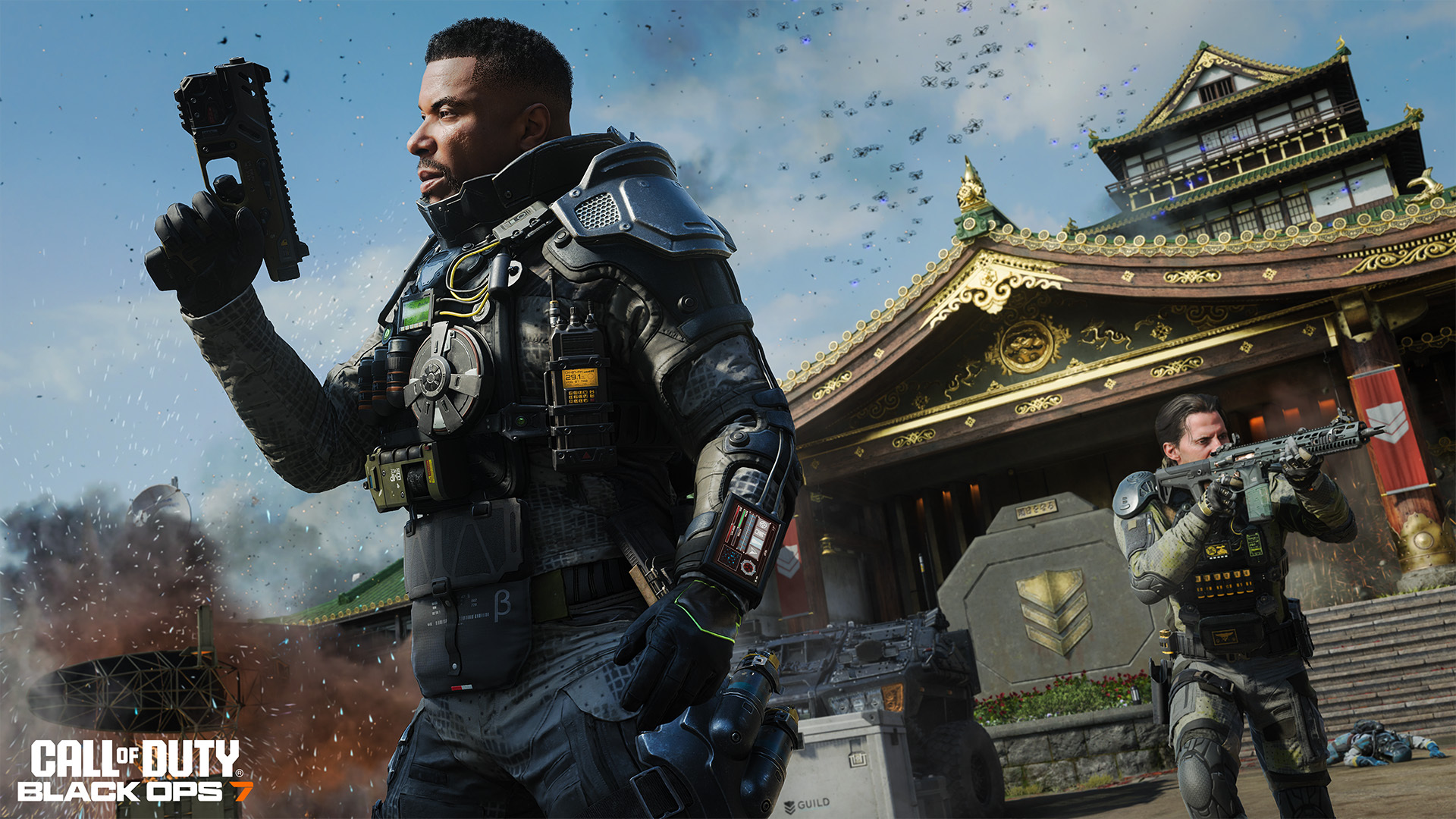 Materiale ufficiale del debutto — Call of Duty: Black Ops 7.