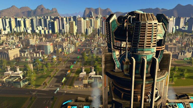 Città di Cities: Skylines Expanded Edition su Nintendo Switch 2