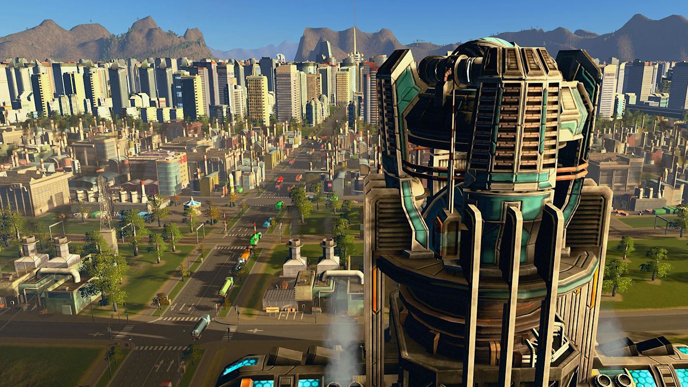 Città di Cities: Skylines Expanded Edition su Nintendo Switch 2