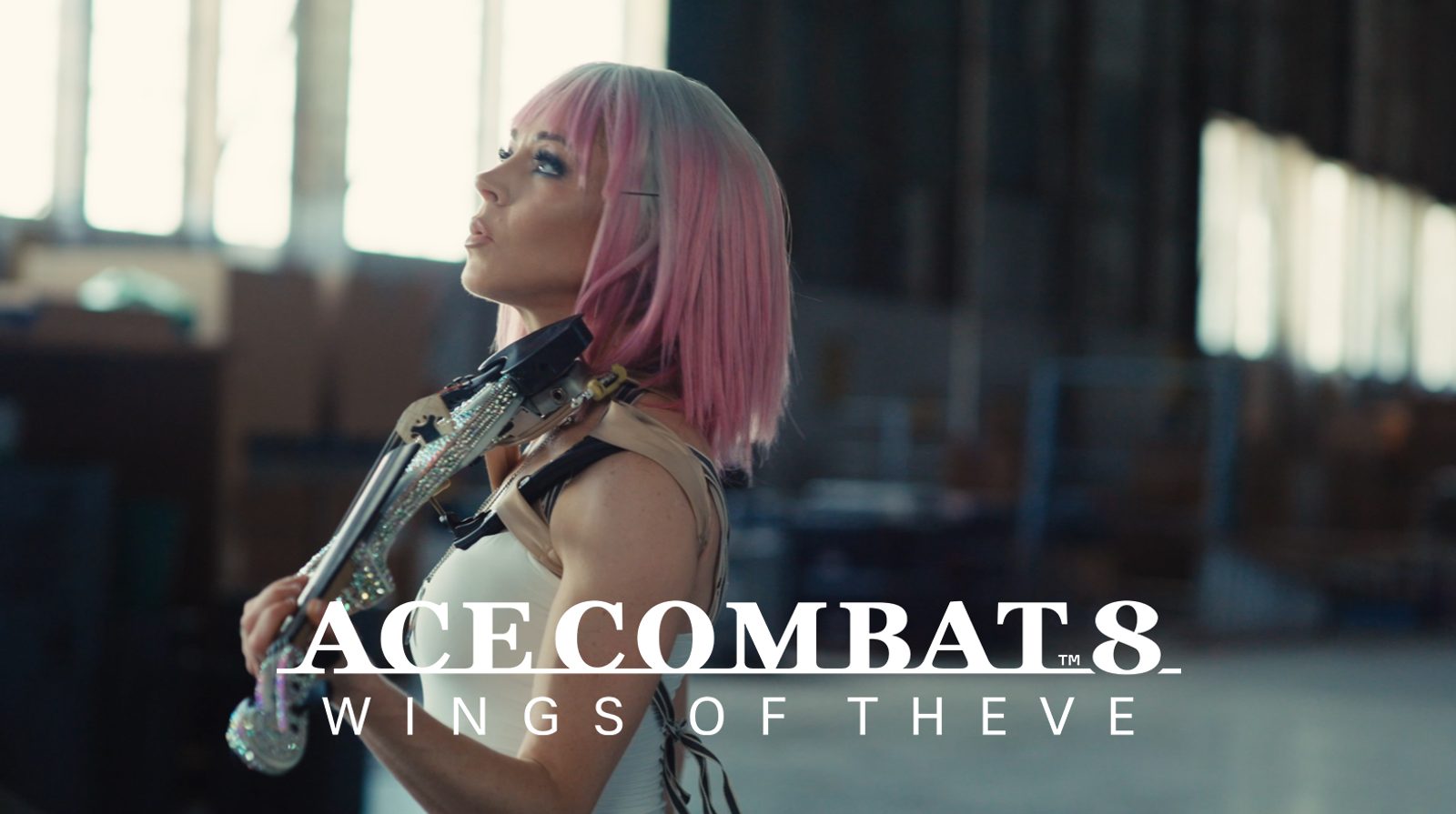Lindsey Stirling nel video musicale ufficiale di Ace Combat 8