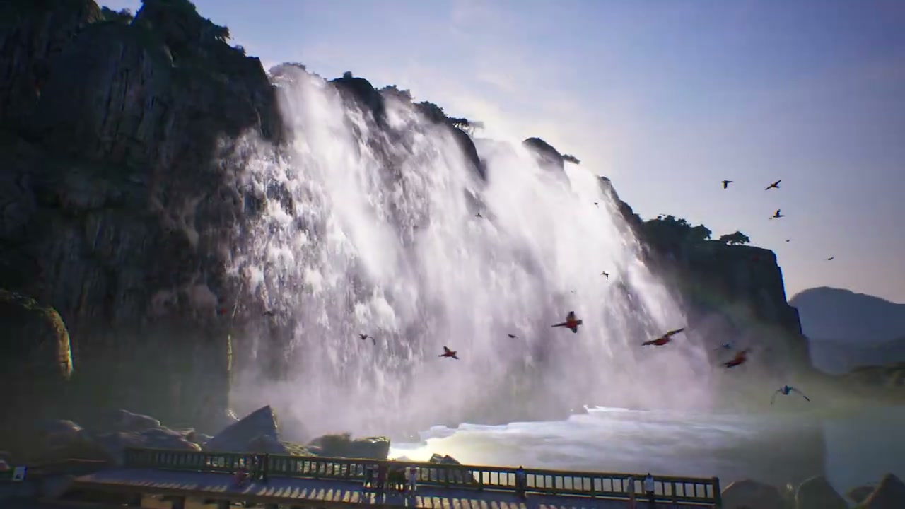 Cascata nel trailer brasiliano di Crazy Taxi World Tour