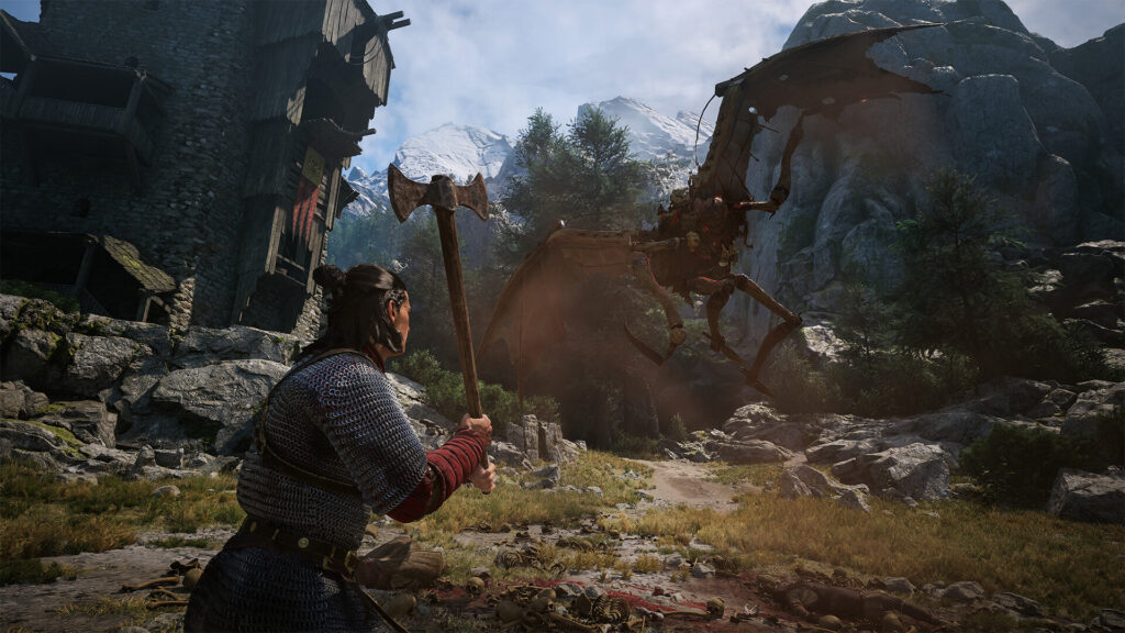 The Blood of Dawnwalker, schermata ufficiale del gioco.
