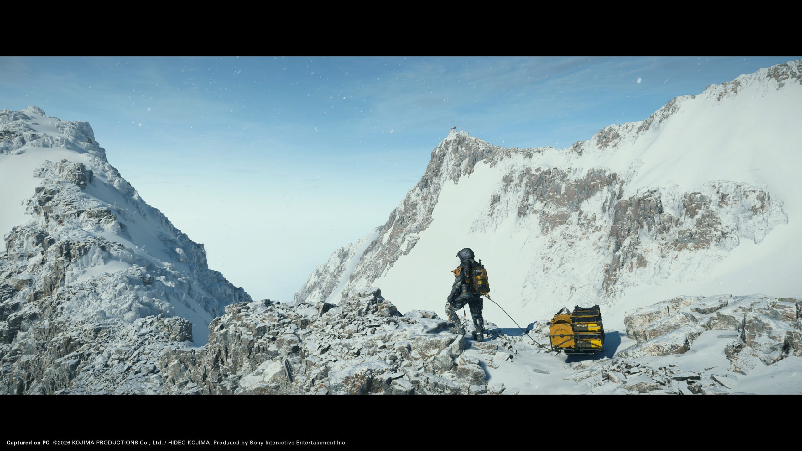 Sam nel materiale dell’annuncio PC — Death Stranding 2: On the Beach.