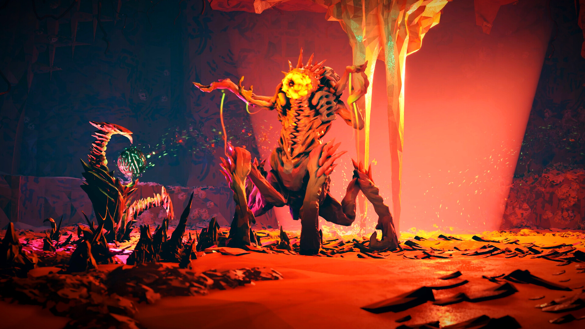Una minaccia delle spedizioni nelle miniere — Deep Rock Galactic: Rogue Core.