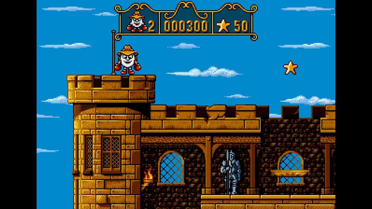 Dizzy the Adventurer, immagine dal video di gameplay ufficiale degli Oliver Twins.
