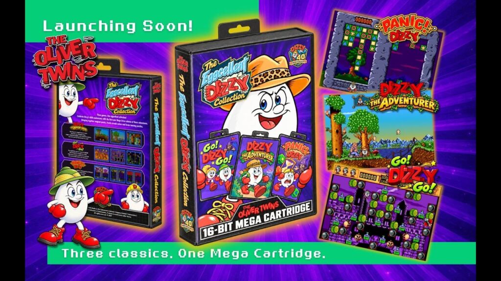 The Eggcellent Dizzy Collection: confezione e tre giochi nel teaser ufficiale degli Oliver Twins.