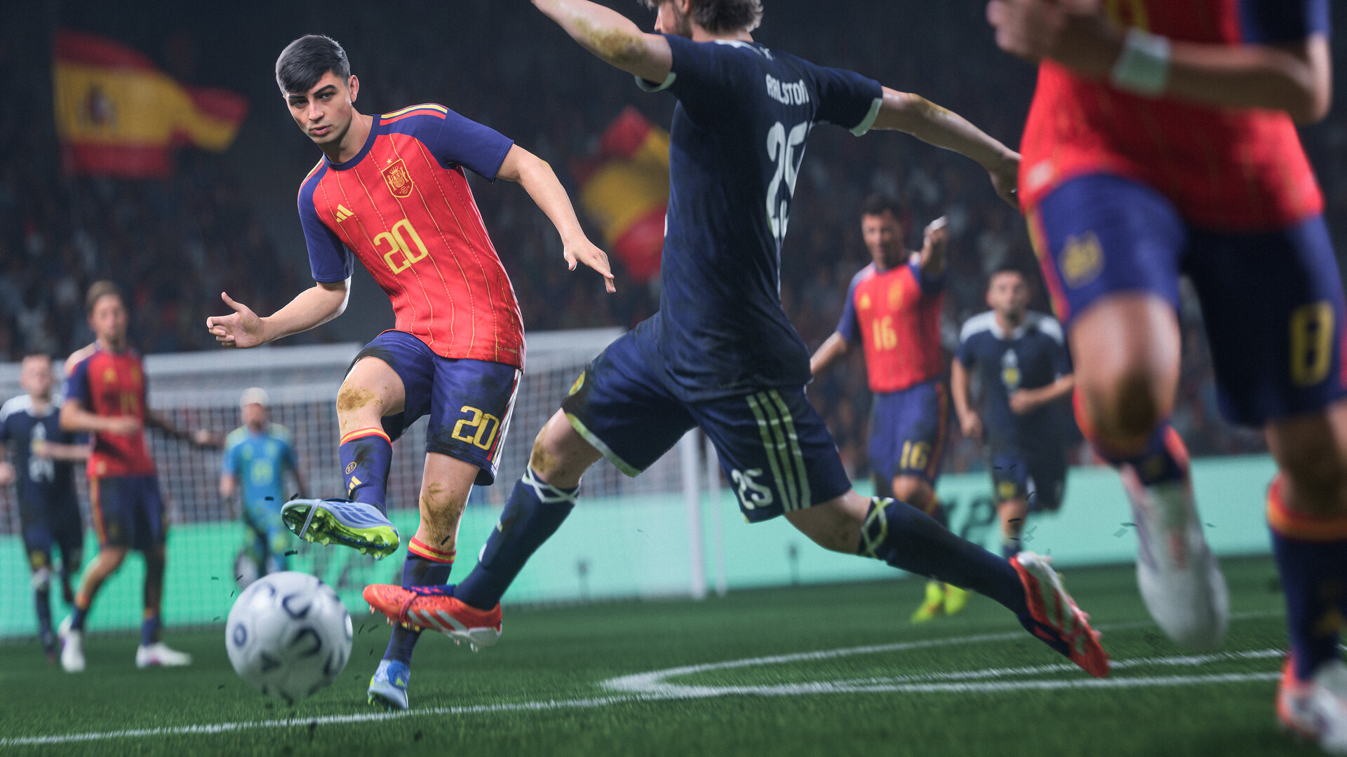 Azione di gioco con la nazionale spagnola — EA SPORTS FC 27.