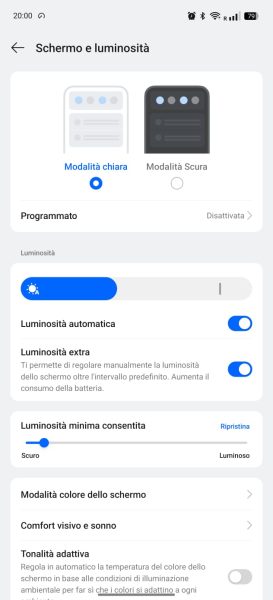 Luminosità Extra - GT 7 Pro