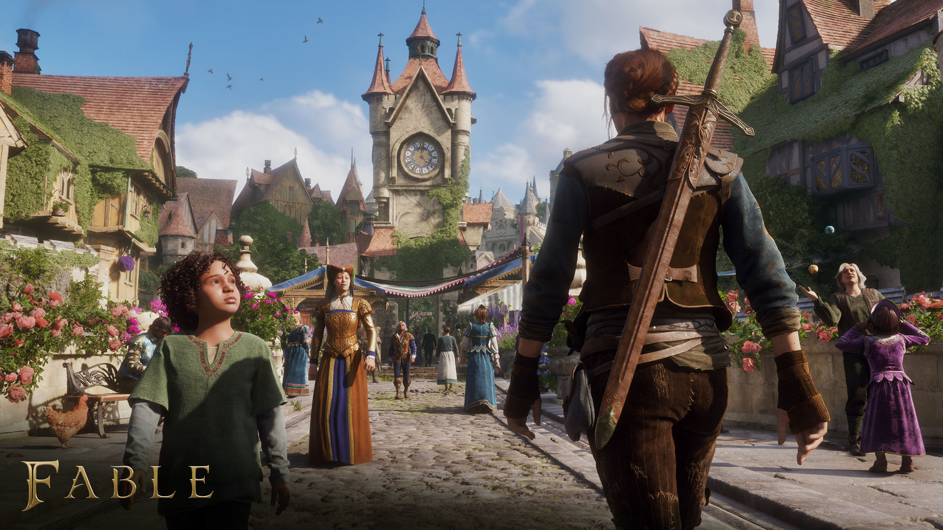 La torre di Bowerstone nel gameplay Gamescom — Fable.