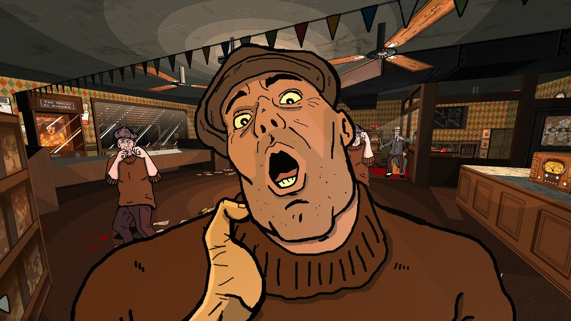 Personaggio incontrato in un locale di Switchblade City — Fallen Aces. Screenshot generali di Fallen Aces; non identificano necessariamente livelli dell’Episodio 2.