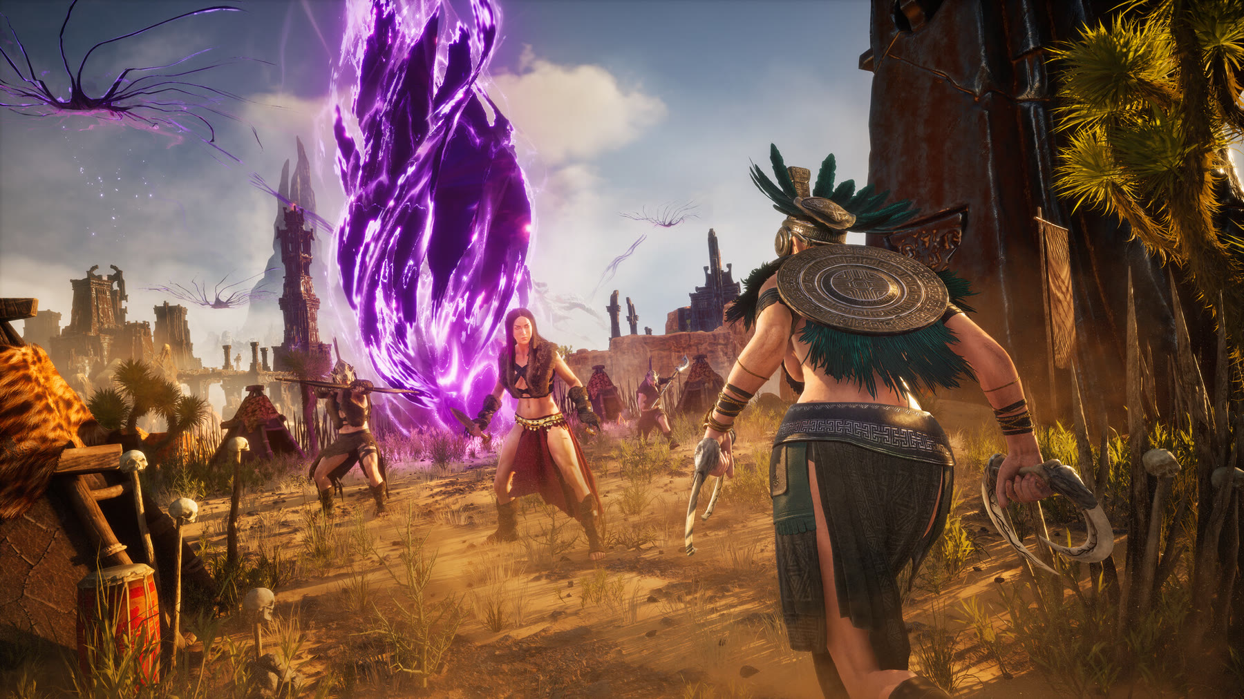 Conan Exiles, uno dei due survival al centro del piano Funcom. Screenshot ufficiale del gioco.