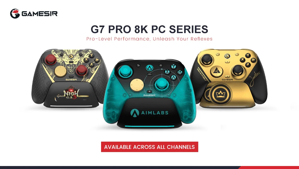 GameSir G7 Pro 8K PC disponibile: stick TMR e polling a 8 kHz