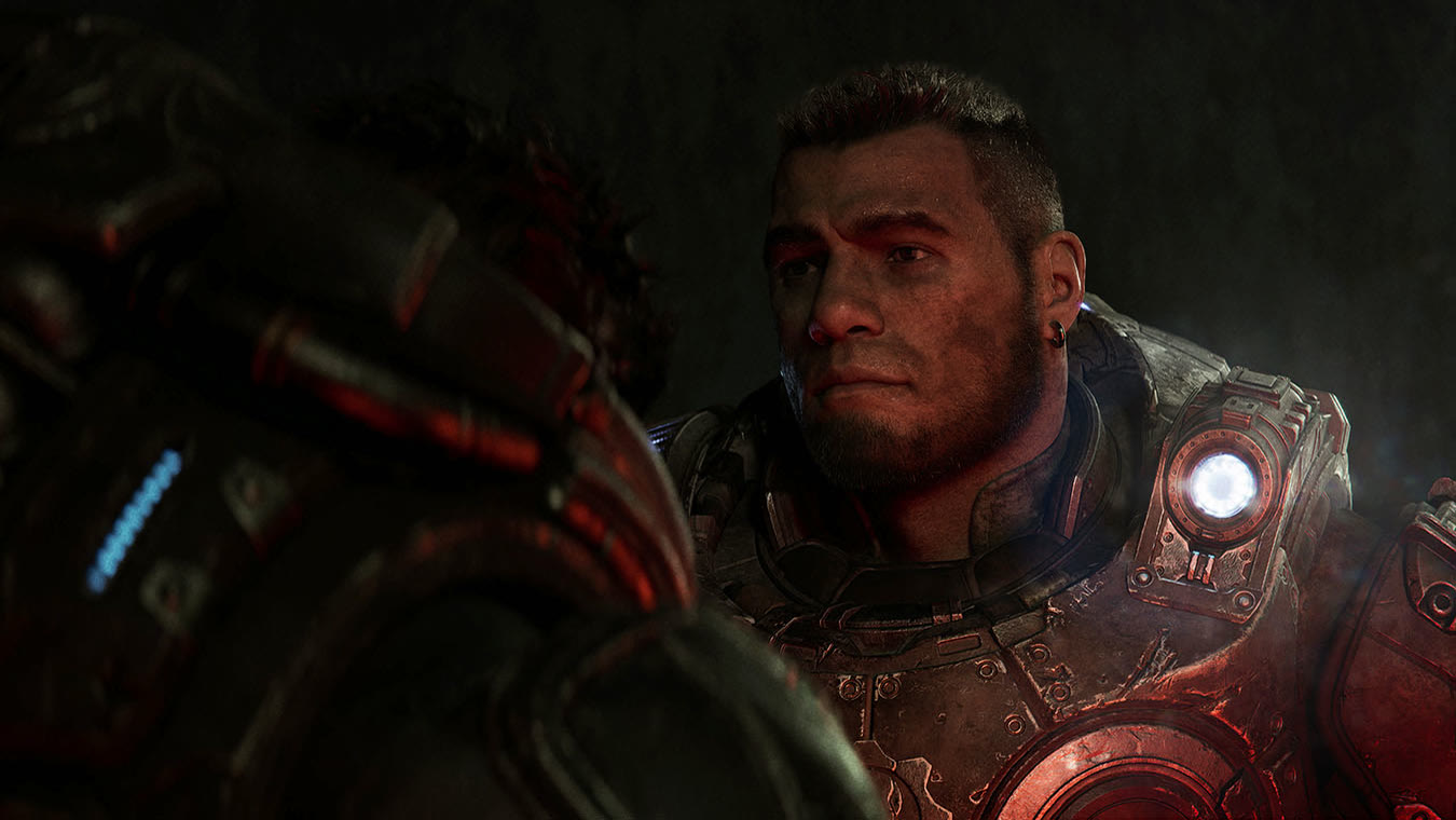 Un combattimento contro i Locust in Gears of War: E-Day