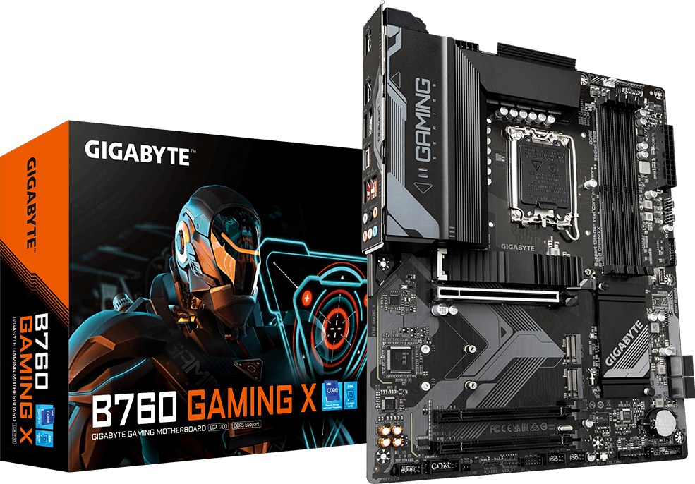 Scheda madre Gigabyte B760 Gaming X DDR5, immagine ufficiale del prodotto