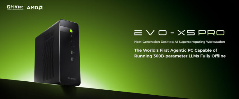 GMKtec EVO-X5 Pro il 28 settembre packaging prodotto