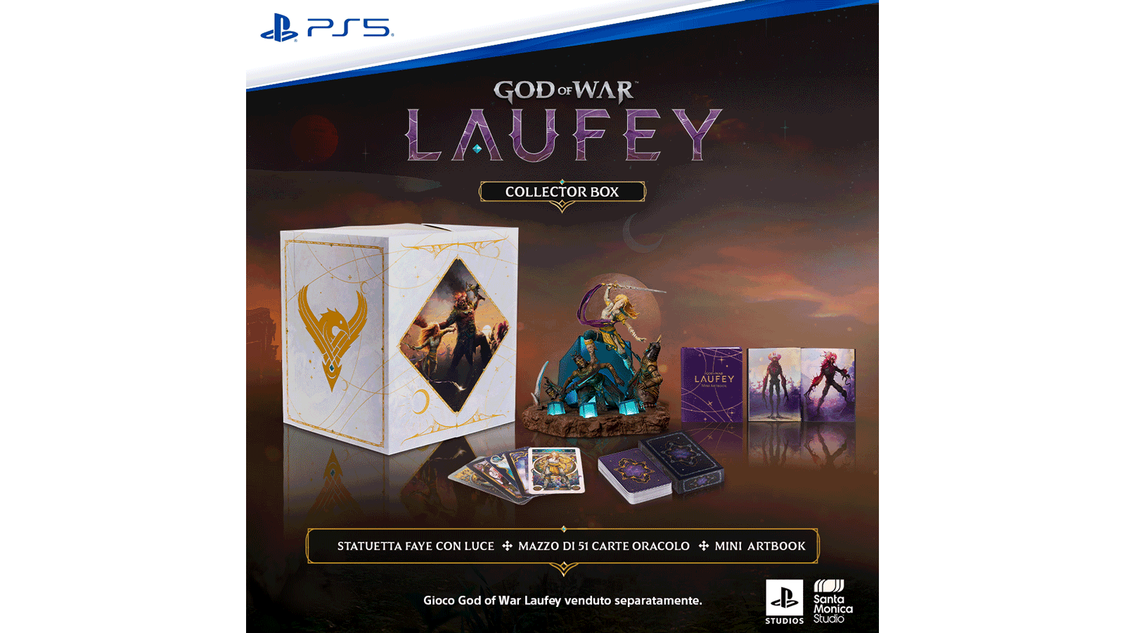 God of War Laufey packaging prodotto