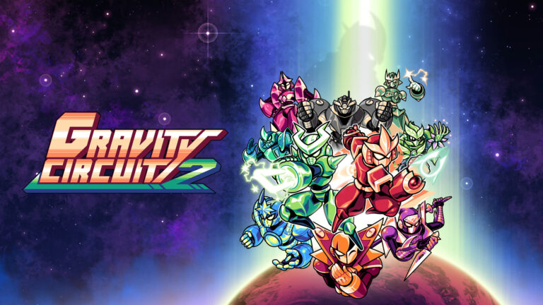 Gravity Circuit 2, key art ufficiale di Domesticated Ant Games e Dear Villagers dal press kit.