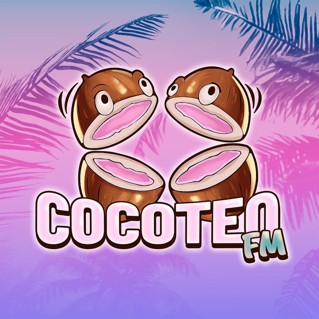 Grafica ufficiale di Cocoteo FM, radio di GTA 6