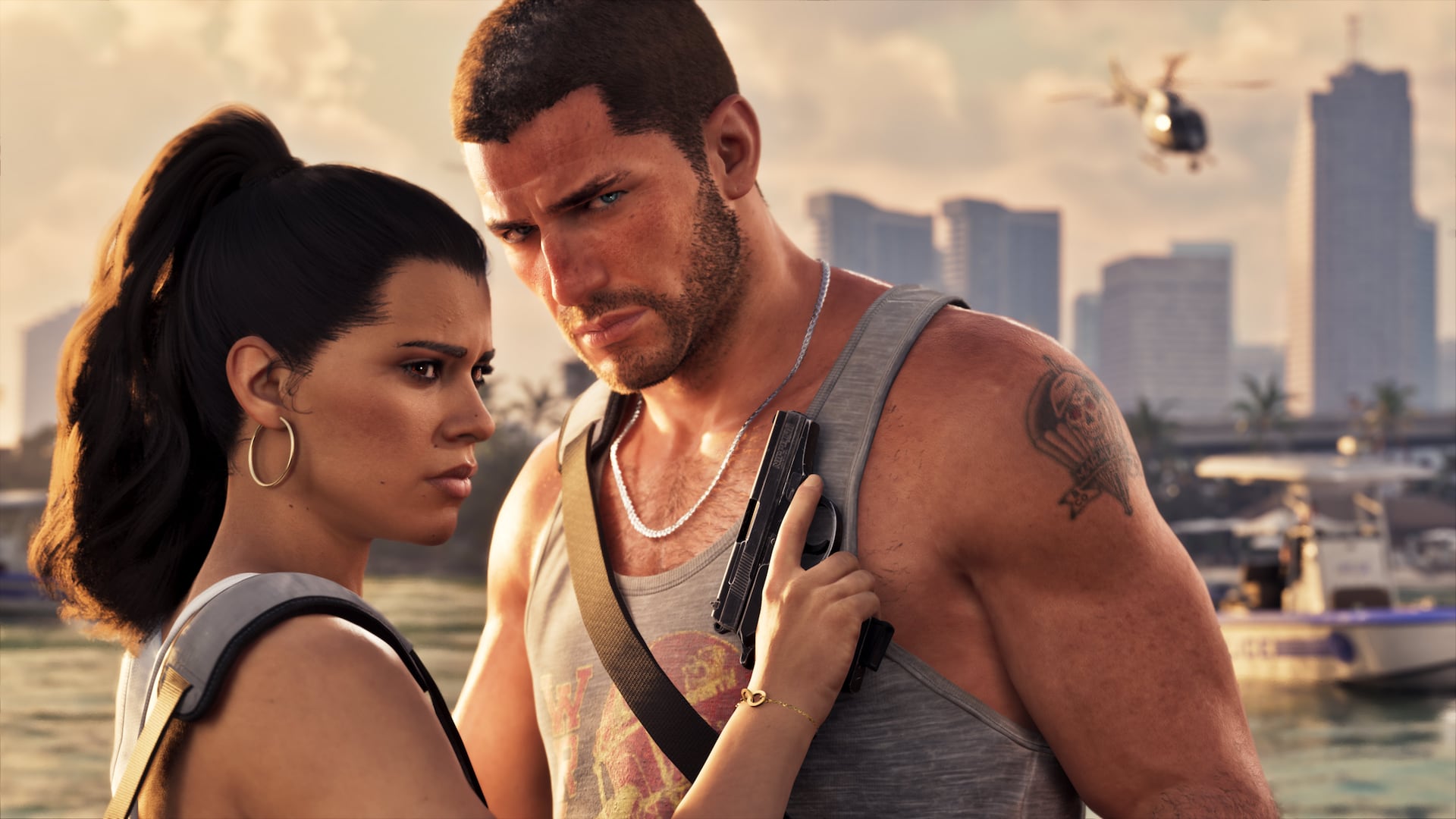 Lucia e Jason in un'immagine ufficiale di Grand Theft Auto VI