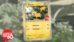 Carta Pikachu Lucca60 con logo del festival
