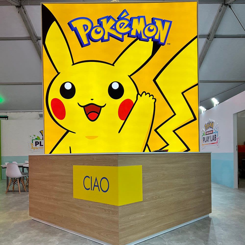 Area Pokémon alla manifestazione Lucca Comics & Games