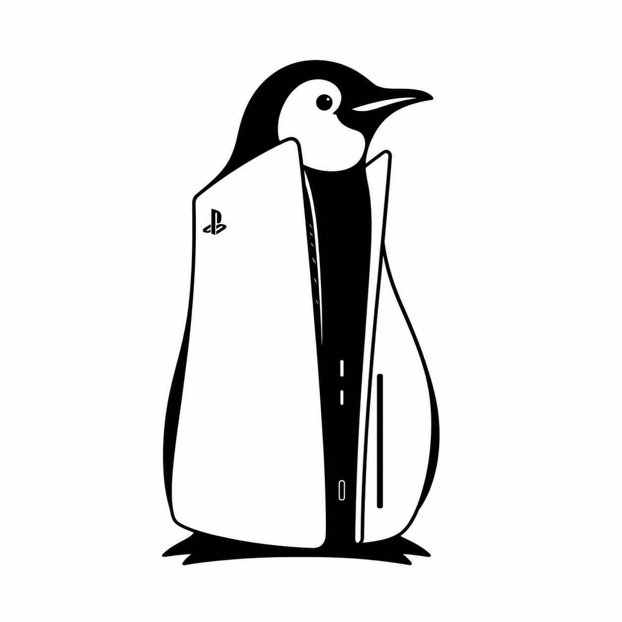 L’illustrazione di ps5-linux dal repository ufficiale: non è una schermata del sistema operativo.