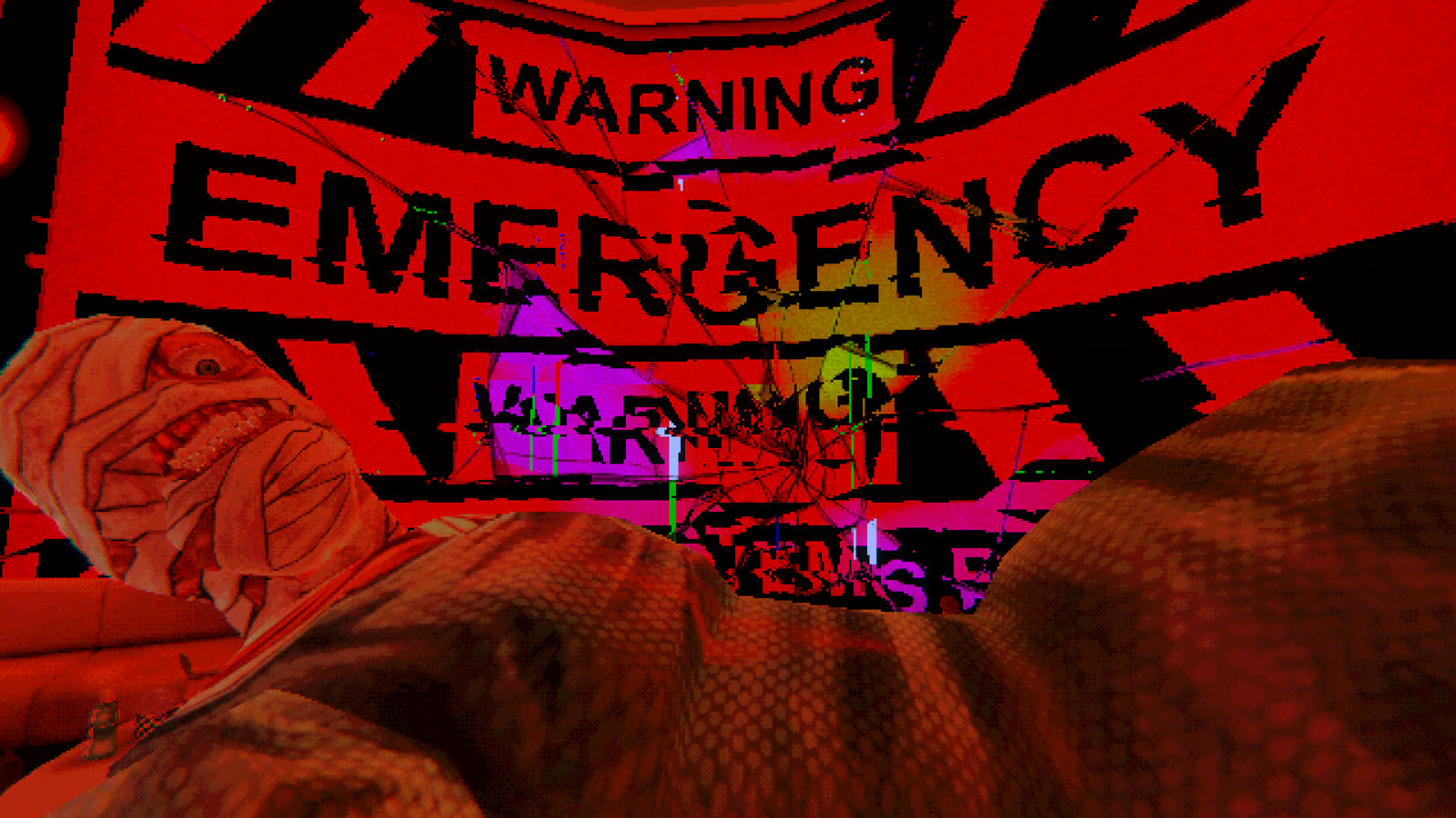 Uno screenshot ufficiale di Mouthwashing di Wrong Organ, dalla galleria Steam: non è un fotogramma dell’adattamento.