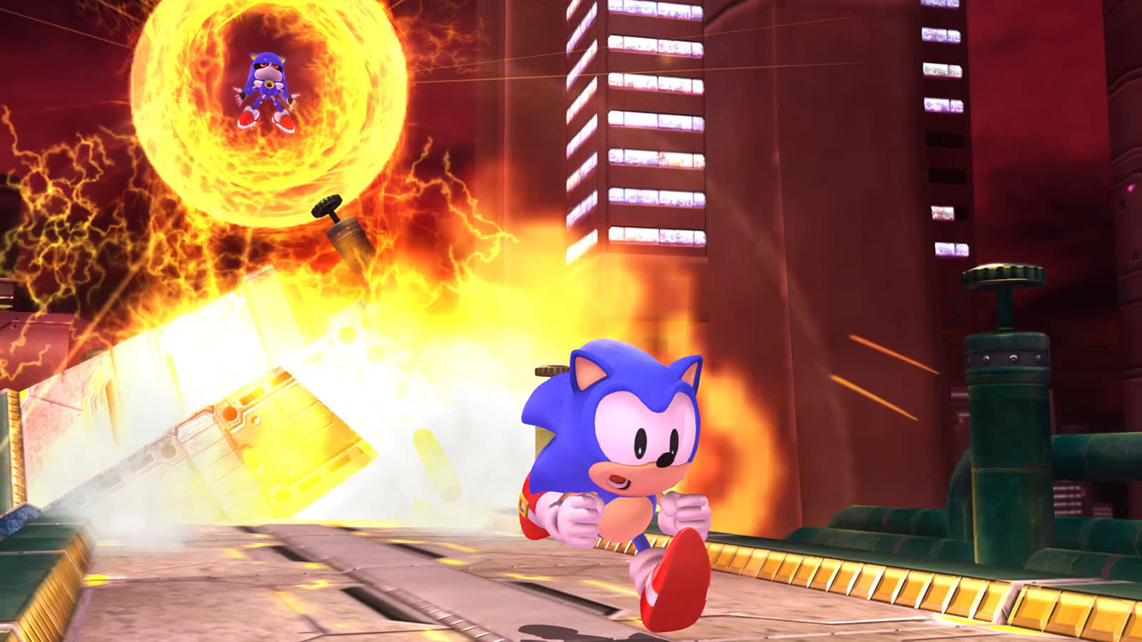 Un'altra schermata ufficiale di Sonic X Shadow Generations, dalla pagina Steam di SEGA.