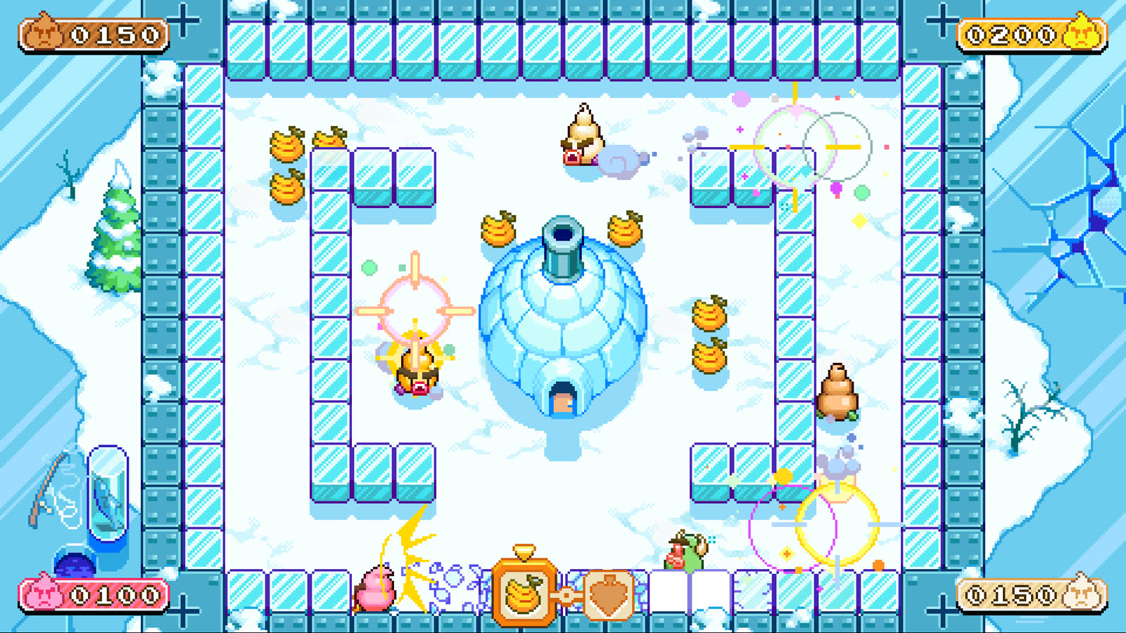 Bad Ice-Cream Triple Scoop: screenshot ufficiale Nitrome della trilogia rimasterizzata.
