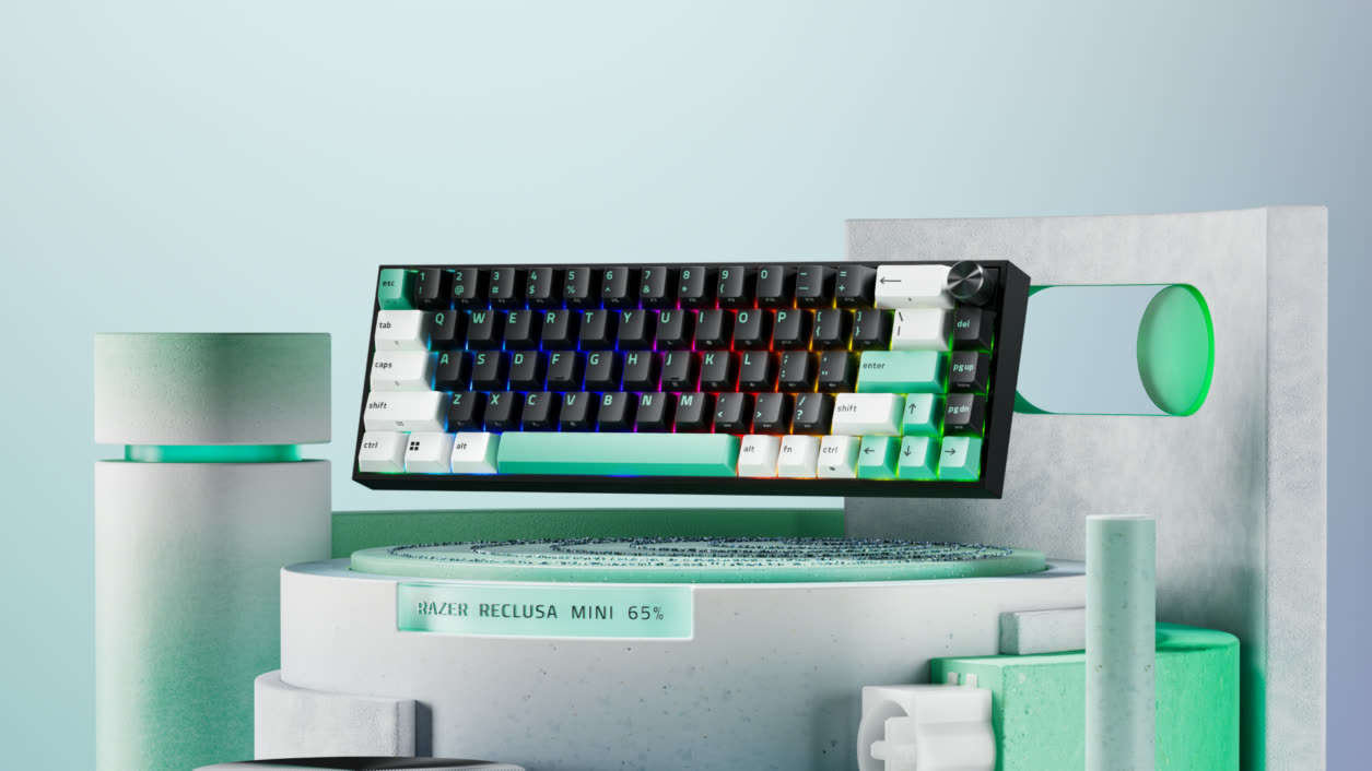 Razer Reclusa Mini 65% nell’immagine promozionale ufficiale del produttore.