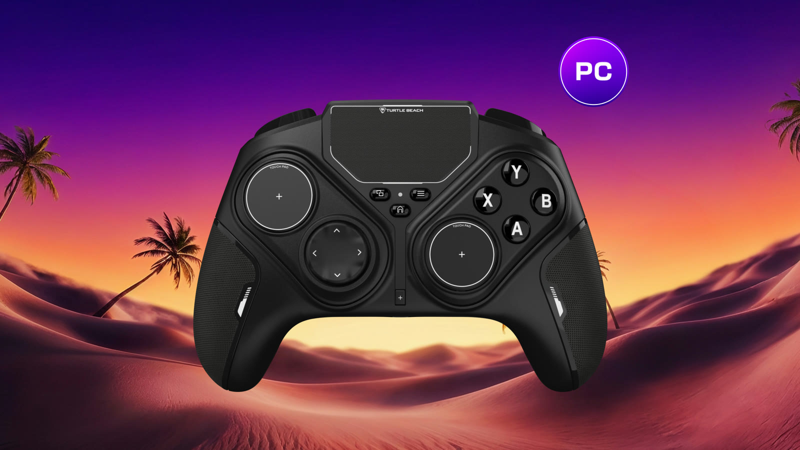 Stealth Flip con i touchpad esposti, nell’immagine promozionale ufficiale di Turtle Beach.