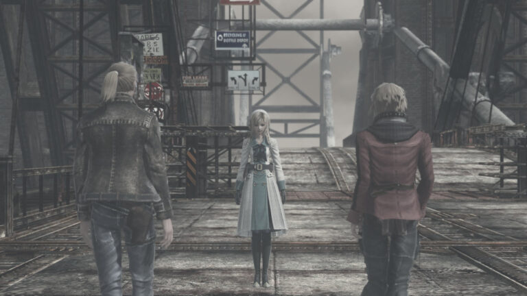 I protagonisti di Resonance of Fate nell’immagine ufficiale della nuova scheda Enhanced Remaster su Steam.