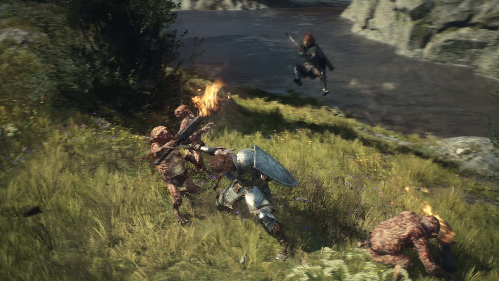 Uno scontro di Dragon’s Dogma 2: screenshot ufficiale Capcom su Steam, usato a scopo illustrativo.